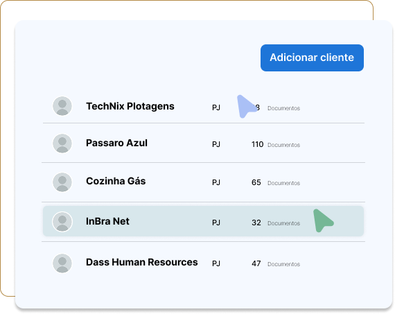 Screenshot da plataforma